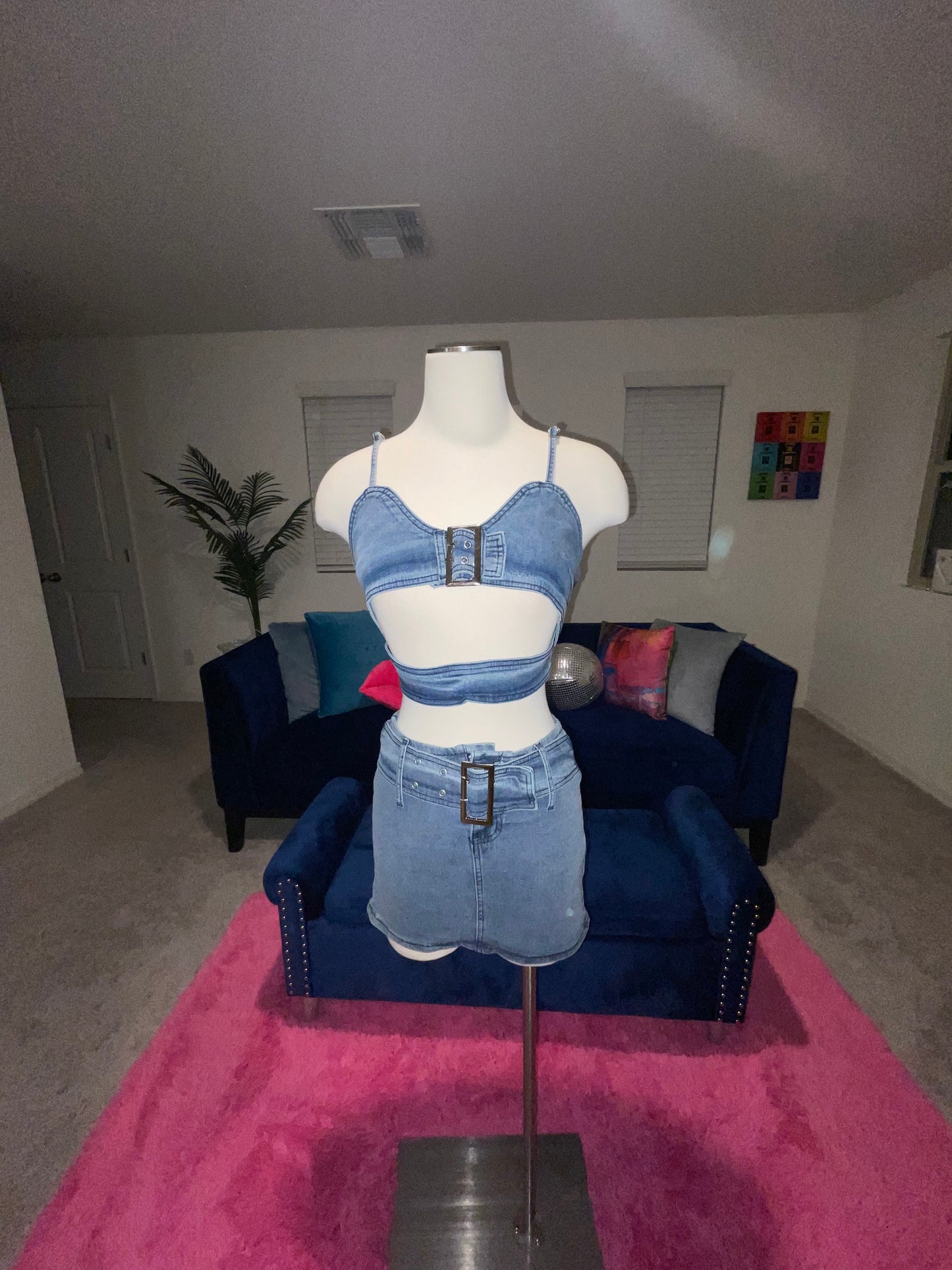 Strapped Skirt Set